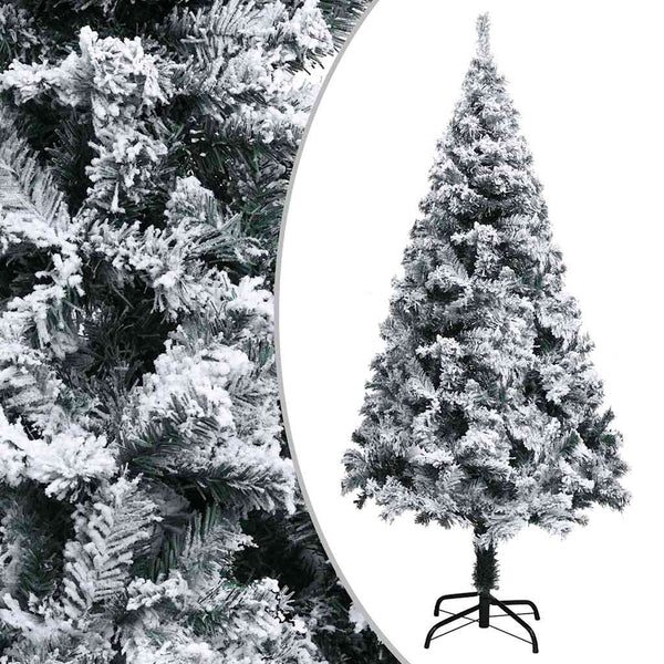 Kunstkerstboom Met Verlichting En Kerstballen 240 Cm Pvc Groen