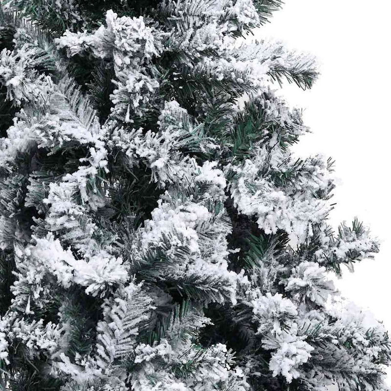 Kunstkerstboom Met Verlichting En Kerstballen 240 Cm Pvc Groen