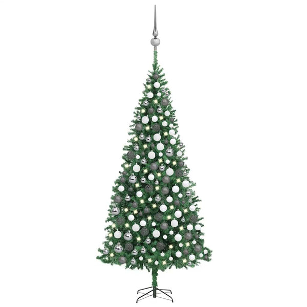 Kunstkerstboom Met Verlichting En Kerstballen 300 Cm