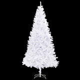 Kunstkerstboom Met Verlichting En Kerstballen 300 Cm Wit