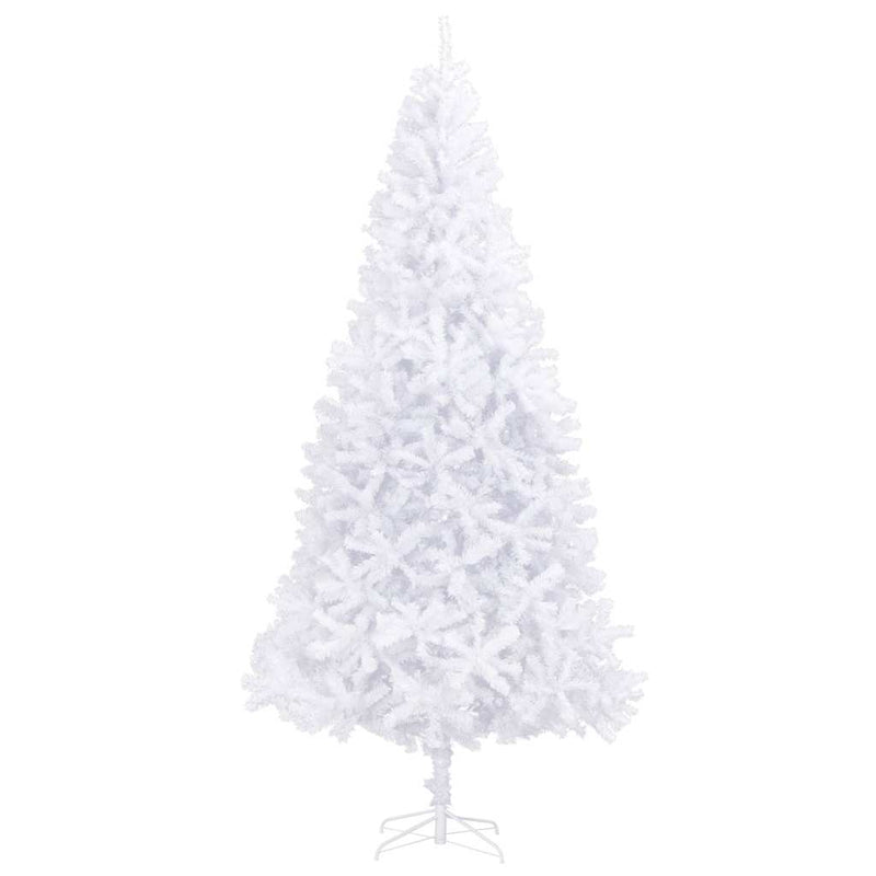 Kunstkerstboom Met Verlichting En Kerstballen 300 Cm Wit