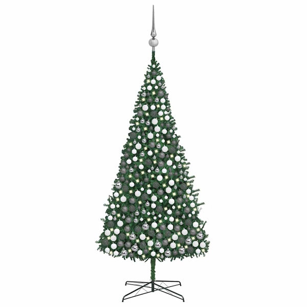 Kunstkerstboom Met Verlichting En Kerstballen 400 Cm