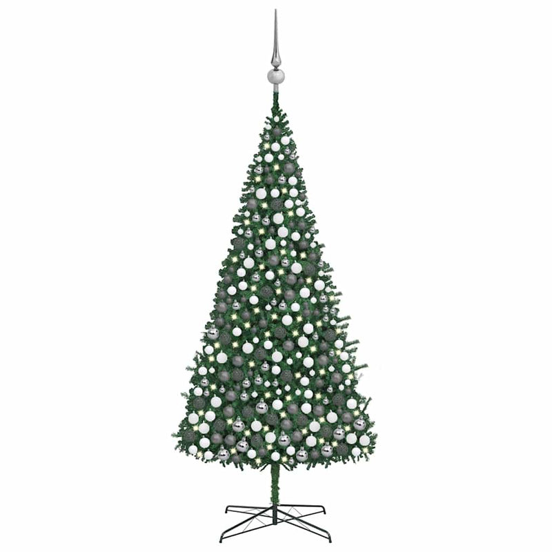 Kunstkerstboom Met Verlichting En Kerstballen 400 Cm