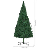 Kunstkerstboom Met Verlichting En Kerstballen 400 Cm