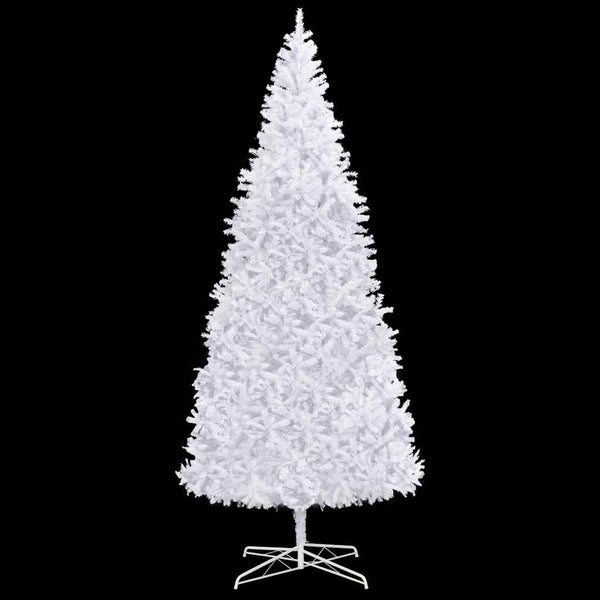 Kunstkerstboom Met Verlichting En Kerstballen 400 Cm Wit