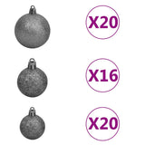 Kunstkerstboom Met Verlichting En Kerstballen 400 Cm Wit