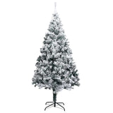 Kunstkerstboom Met Led's, Kerstballen En Sneeuw 400 Cm Groen