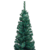 Kunstkerstboom Met Verlichting En Kerstballen Smal