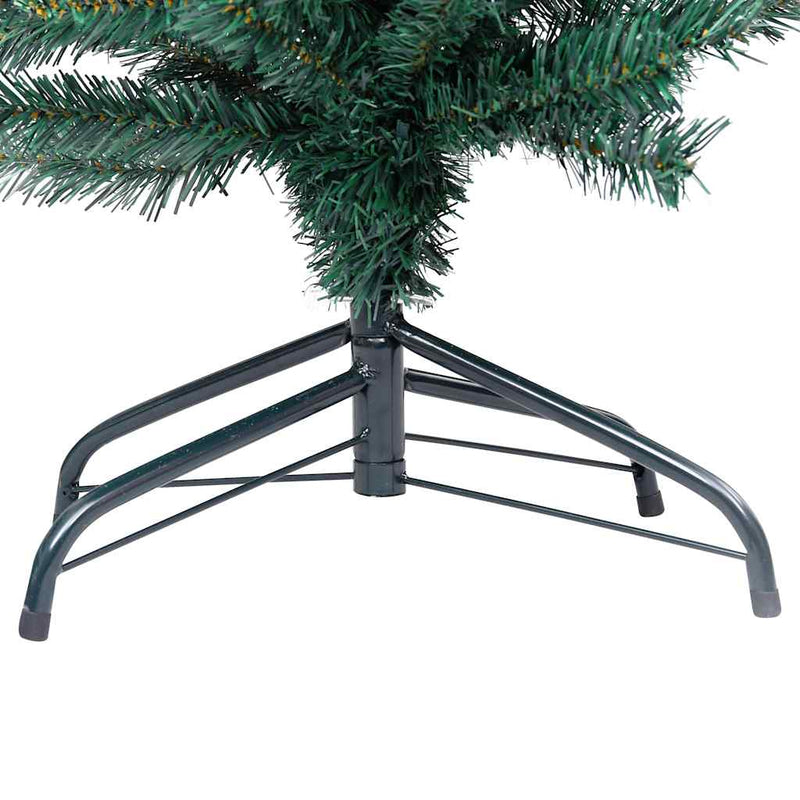 Kunstkerstboom Met Verlichting En Kerstballen Smal
