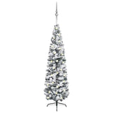 Kunstkerstboom Met Verlichting En Kerstballen Smal 240 Cm Groen