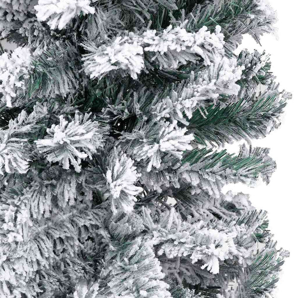 Kunstkerstboom Met Verlichting En Kerstballen Smal 240 Cm Groen