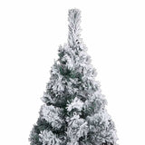 Kunstkerstboom Met Verlichting En Kerstballen Smal 240 Cm Groen