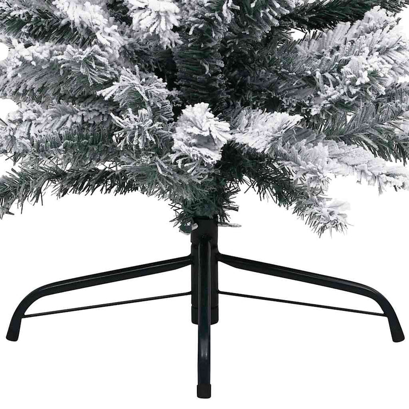 Kunstkerstboom Met Verlichting En Kerstballen Smal 240 Cm Groen