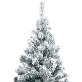 Kunstkerstboom Met Verlichting En Kerstballen 240 Cm Pvc Groen