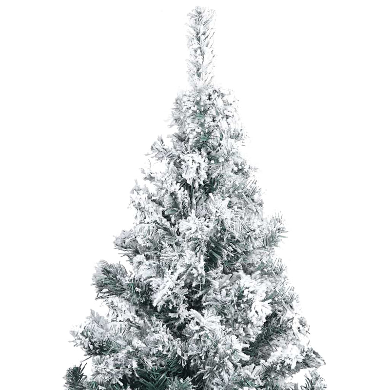 Kunstkerstboom Met Verlichting En Kerstballen 240 Cm Pvc Groen