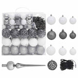Kerstslinger Met Led's En Kerstballen 20 M Pvc Groen
