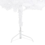 Kunstkerstboom Met Led's En Kerstballen Hoek 210 Cm Pvc