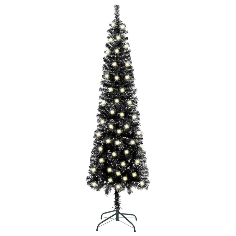 Kerstboom Met Led Smal 240 Cm