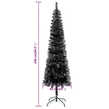 Kerstboom Met Led Smal 240 Cm