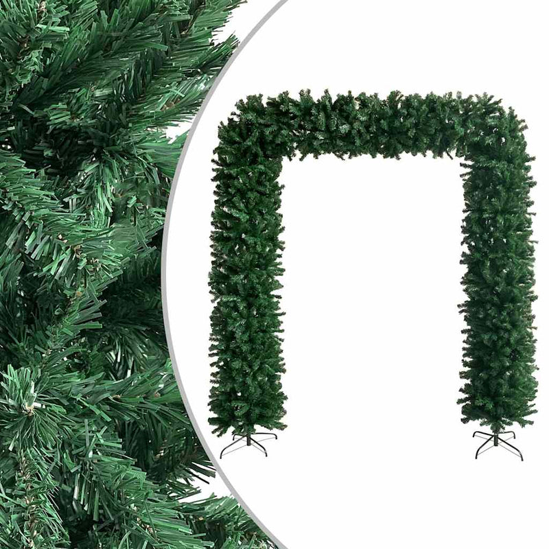 Kerstboog Met Led's En Kerstballen 240 Cm Groen