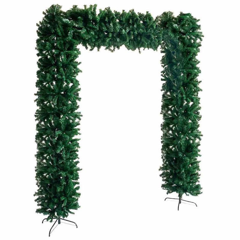 Kerstboog Met Led's En Kerstballen 240 Cm Groen