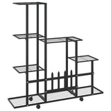 Bloemenstandaard Met Wielen 94,5X25X92,5 Cm Metaal