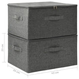 Opbergboxen 43X34X23 Cm Stof Kleurig