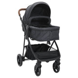Kinderwagen Staal En Zwart
