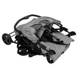 Tweelingkinderwagen Staal