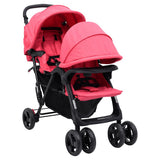 Tweelingkinderwagen Tandem Staal