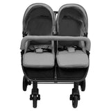 Tweelingbuggy Staal En Zwart