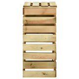 Tuincompostbakken 80X50X100 Cm Geïmpregneerd Grenenhout