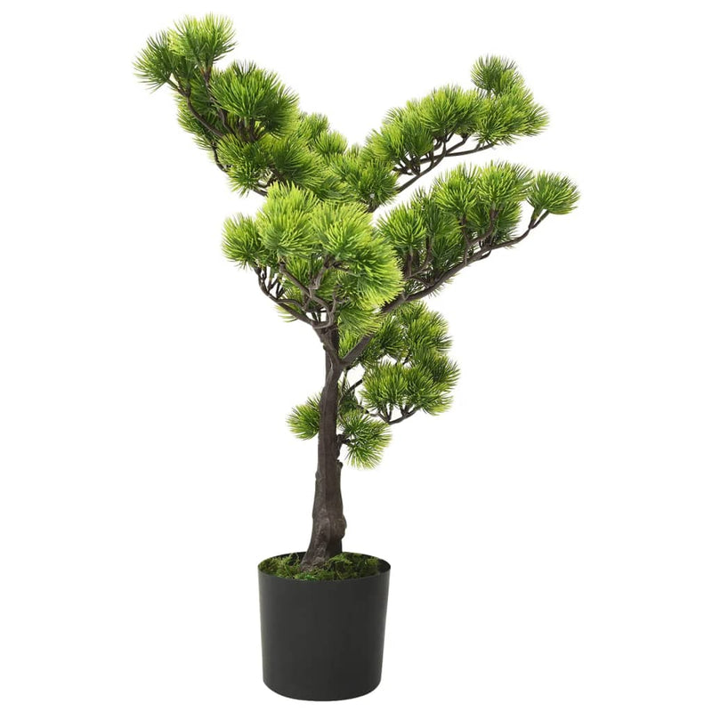 Kunstplant Met Pot Pinus Bonsai Groen
