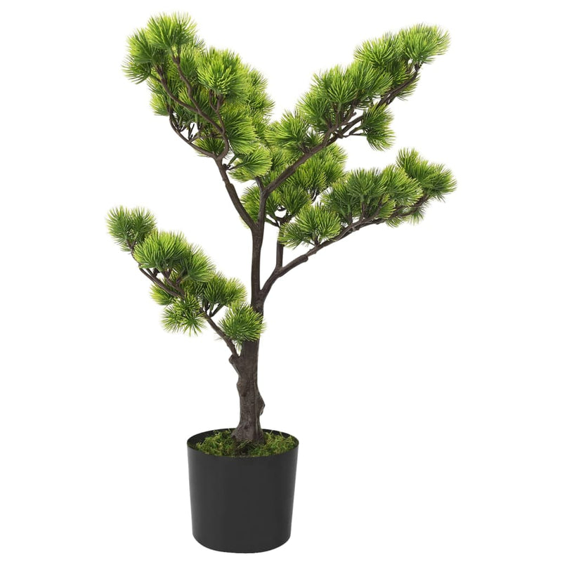 Kunstplant Met Pot Pinus Bonsai Groen