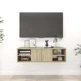 Wandkast 101X30X29 Cm Bewerkt Hout