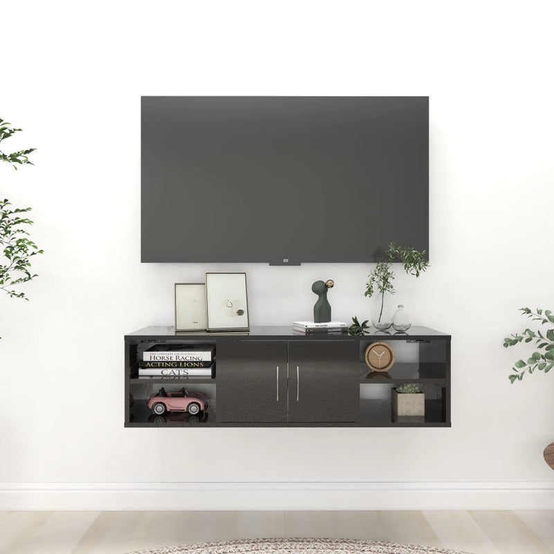 Wandkast 101X30X29 Cm Bewerkt Hout