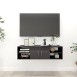Wandkast 101X30X29 Cm Bewerkt Hout