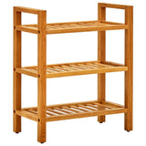 Schoenenrek Met 2 Schappen 50X27X Massief Eikenhout