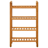 Schoenenrek Met 4 Schappen 50X27X Massief Eikenhout