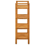 Schoenenrek Met 4 Schappen 50X27X Massief Eikenhout