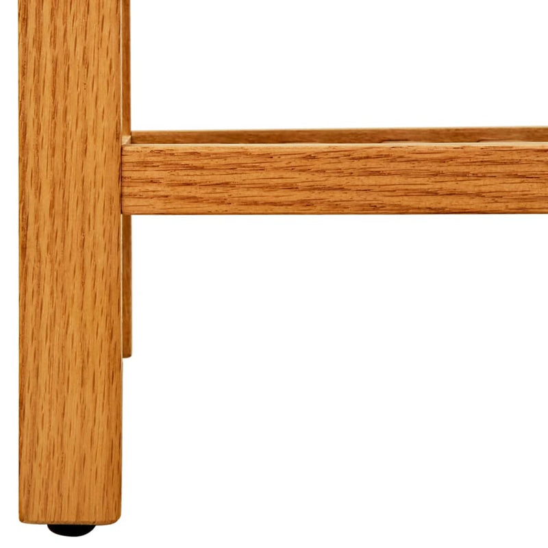 Schoenenrek Met 5 Schappen 50X27X Massief Eikenhout
