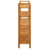 Schoenenrek Met 5 Schappen 100X27X Massief Eikenhout