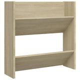Wandschoenenkast 60X18X Spaanplaat Kleurig Sonoma Eiken