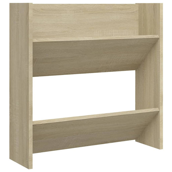 Wandschoenenkast 60X18X Spaanplaat Kleurig Sonoma Eiken
