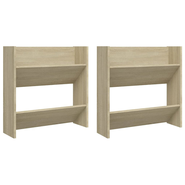 Wandschoenenkasten 60X18X Spaanplaat Sonoma Eiken