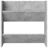 Wandschoenenkast 60X18X Spaanplaat Betongrijs