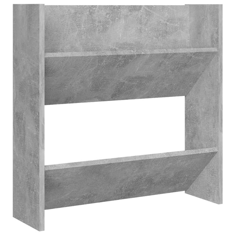 Wandschoenenkasten 60X18X Spaanplaat Betongrijs