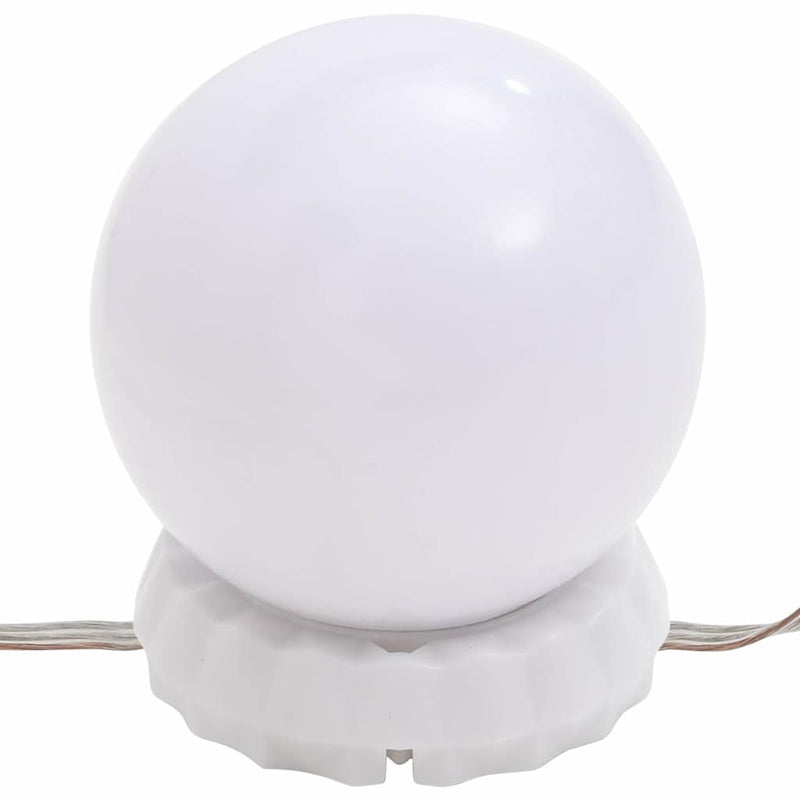 Wandspiegel Met Led-Lampen Vierkant Glas