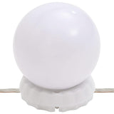 Wandspiegel Met Led-Lampen Rond Glas