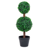 Kunstplant Met Pot Buxus Bolvorming 71 Cm Groen